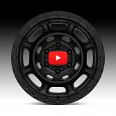 Black Rhino Convoy Matte Black Custom Truck Wheels 4